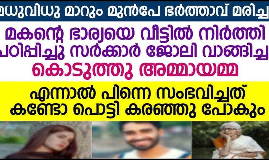 അമ്മായമ്മ മകൻ മരിച്ചപ്പോൾ മകന്റെ വിധവആയ ഭാര്യയോട് ചെയ്തത് കണ്ടാൽ പൊട്ടി കരഞ്ഞു പോകും!!