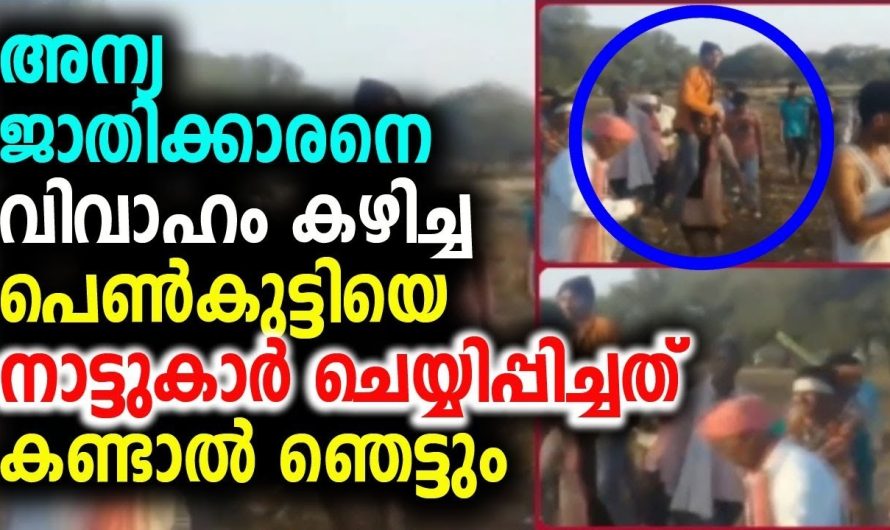 നാട്ടുകാർ അന്യ ജാതിക്കാരനെ വിവാഹം കഴിച്ച പെൺകുട്ടിയോട് ചെയ്യിപ്പിച്ചത് കണ്ടാൽ ഞെട്ടും