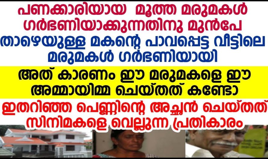 പണക്കാരിയായ മരുമകൾ ഗർഭിണിയാകുന്നതിനുമുമ്പ് നീ ഗർഭിണിയാക്കണ്ട, എന്ന് പറഞ്ഞ് അമ്മായിയമ്മയോട് ഈ അമ്മായി അച്ഛൻ ചെയ്തത് കണ്ടോ?