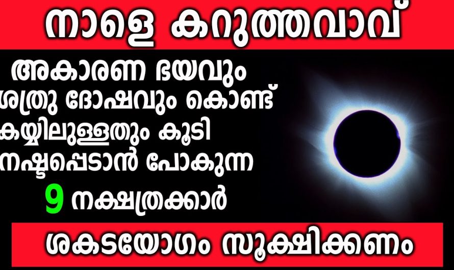 നാളെ മുതൽ ശത്രു ദോഷവും അകാരണ ഭയവും കാണാൻ സാധ്യത ഉള്ള 9 നാളുകാർ
