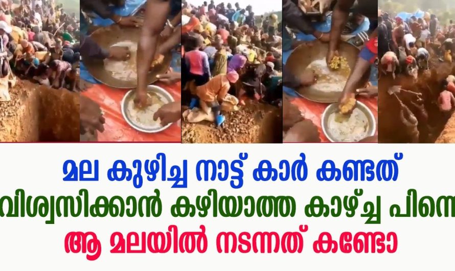 വിശ്വസിക്കാൻ കഴിയാത്ത കാഴ്ച്ച മല കുഴിച്ച നാട്ട് കാർ കണ്ടത്