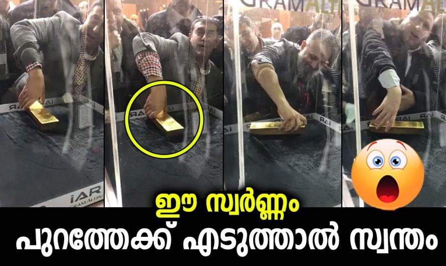 സ്വർണം എടുക്കാനായി ഈ യുവാവ് ചെയ്തത് കണ്ടോ