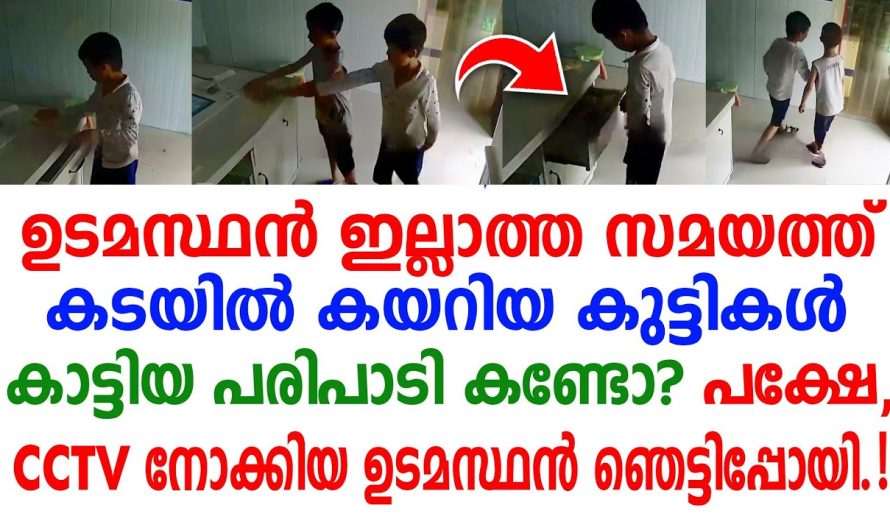കടയിൽ  ഉടമസ്ഥൻ ഇല്ലാത്ത സമയത്ത് കയറിയ കുട്ടികൾ ചെയ്തത് കണ്ടോ?