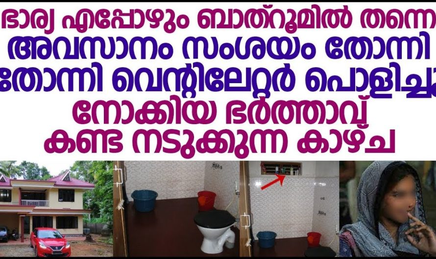 ഭാര്യ എപ്പോഴും ബാത്റൂമിൽ തന്നെ, കാര്യം അറിയാനായി ഒളിഞ്ഞു നോക്കിയാ ഭർത്താവ് കണ്ടത്