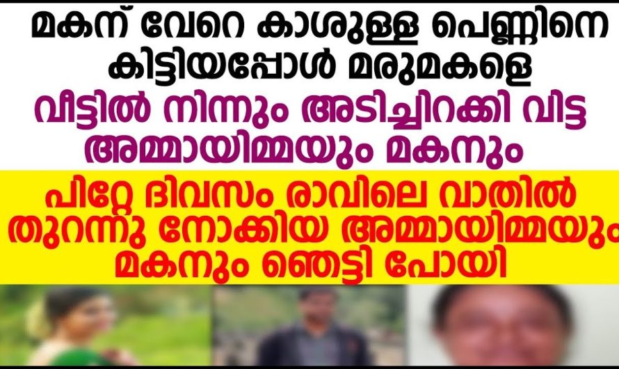 ക്യാഷ് ഉള്ള പെണ്ണിനെ കിട്ടിയപ്പോൾ പാവപ്പെട്ട മരുമകളെ വീട്ടിൽ നിന്നും അടിച്ചിറക്കി അമ്മായി അമ്മയും മരുമോനും, പിന്നീടങ്ങോട്ട് നടന്നത് കണ്ടോ