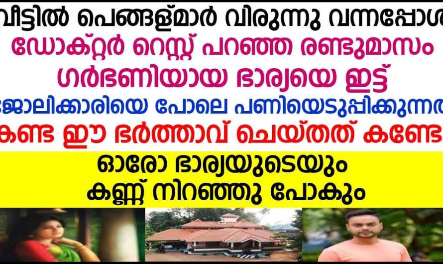 ഗർഭിണിയായ ഭാര്യയെ വീട്ടിൽ ജോലിക്കാരെ പോലെ പണിയെടുപ്പിക്കുന്ന അമ്മയും പെങ്ങമ്മാരും, ഇത് മനസ്സിലാക്കിയ ഭർത്താവ് ചെയ്തത് കണ്ടാൽ കണ്ണ് നിറഞ്ഞു പോകും