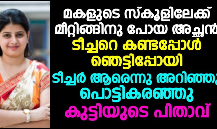 രണ്ടു വയസ്സ് ഉള്ള മക്കളുടെ ടീച്ചറെ കണ്ടപ്പോൾ ഞെട്ടിപ്പോയി,സ്കൂളിലേക്ക് മീറ്റിങ്ങിനു പോയ അച്ഛൻ