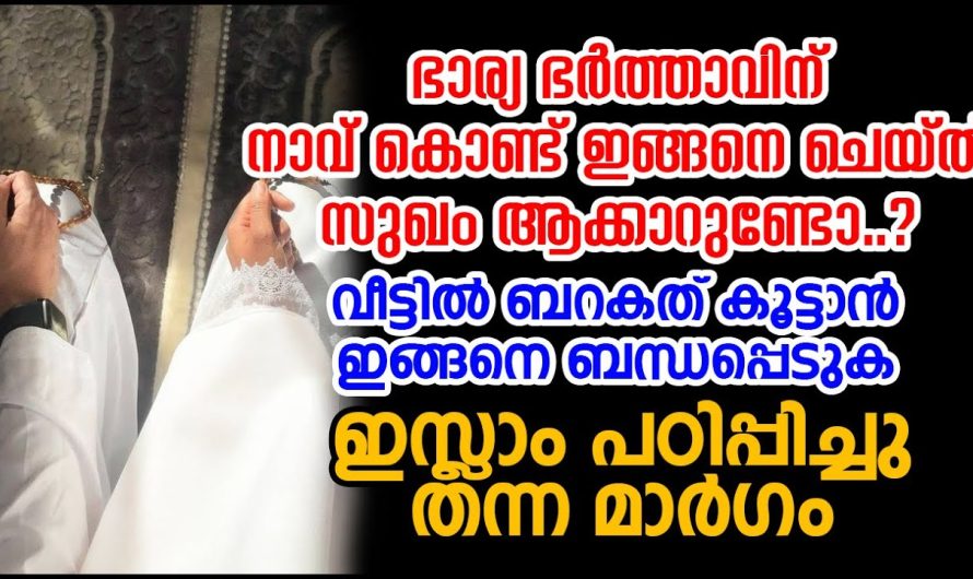 ഭാര്യയും ഭർത്താവും തമ്മിലുള്ള ലൈംഗിക ബന്ധത്തെക്കുറിച്ച് ഇസ്ലാം മതങ്ങളിൽ പറയുന്നത്….