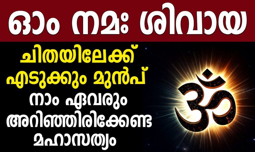 ഓരോ വ്യക്തിയും ജീവിതത്തെക്കുറിച്ച് അറിഞ്ഞിരിക്കേണ്ട സത്യം..