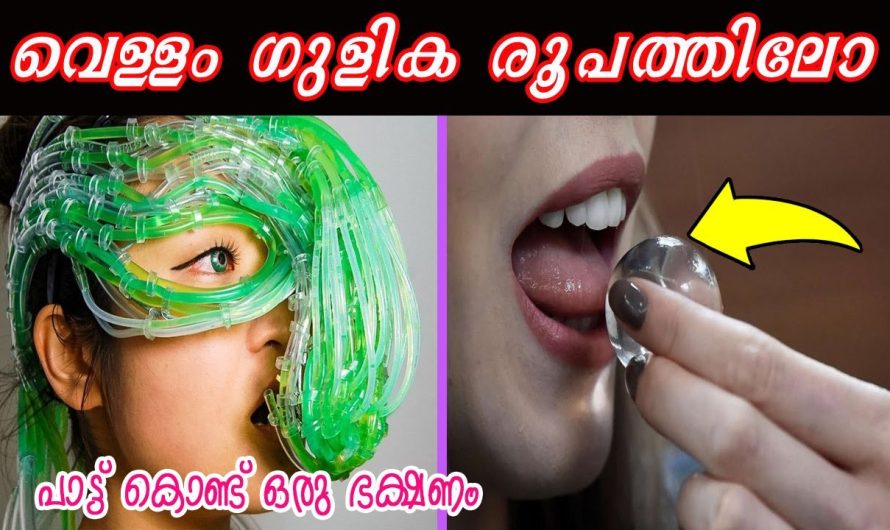 വെള്ളവും ഗുളിക രൂപത്തിലോ, പുകയും ഭക്ഷണമാകുമോ