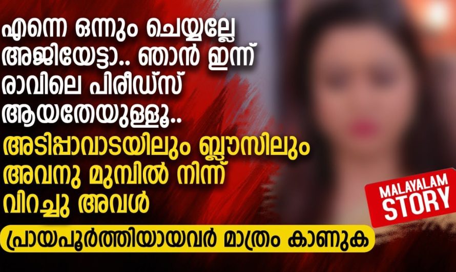 എന്നെ ഒന്നും ചെയ്യല്ലേ അജിയേട്ടാ.. ഞാൻ ഇന്ന് രാവിലെ പിരീഡ്സ് ആയതേയുള്ളൂ